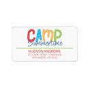 Search for summer camp return address labels Camping