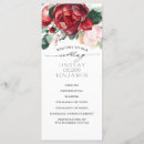 Search for burgundy wedding programs Blush pink