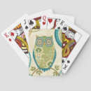 Recherche de hibou jeux de cartes Floral