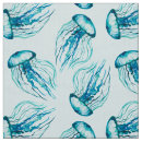 Search for jellyfish fabric Watercolor