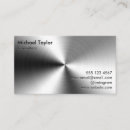 Search for brushed metal business cards Minimal