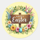 Search for happy easter wreath stickers Cute