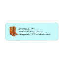 Search for leather return address labels Cowboy