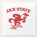 Search for red head coasters Fierce red eagle design