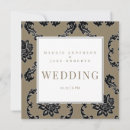 Recherche de damask mariage invitations Couple
