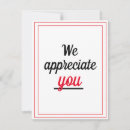 Search for appreciation thank you cards Minimalist