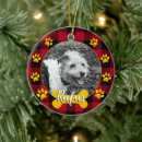Search for dog bone ornaments Buffalo plaid