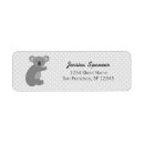 Search for koala bear return address labels Animal
