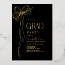 Recherche de vintage graduation invitations Noir