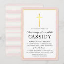 Search for blush pink christening invitations Pretty