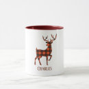 Search for cute deer mugs Buffalo plaid