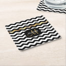 Recherche de chevron noir blanc dessous de verres Monogramme