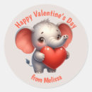 Search for elephant valentine stickers Happy valentine's day