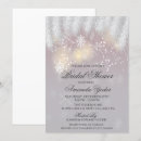 Search for snowflakes bridal shower invitations Winter wonderland