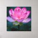 Search for lotus flower canvas prints Green