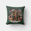 Search for german shepherd christmas pillows Puppy