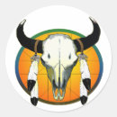 Recherche de crâne indien autocollants Plumes