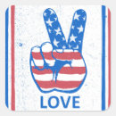 Search for american flag peace sign stickers Retro