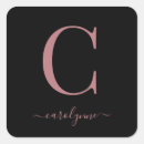 Search for script monogram stickers Elegant