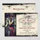Search for gothic graduation invitations Vintage