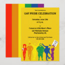 Search for pride party invitations Rainbow colours