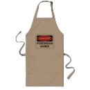 Search for danger aprons Warning