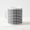 Search for black and white diamond mugs Harlequin