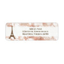 Search for french rose return address labels Paris