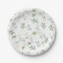 Recherche de floral wedding plates Aquarelle