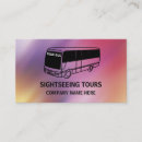 Search for sightseeing business cards Agency