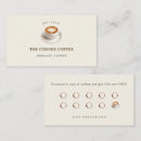 Search for coffee business cards Cappuccino