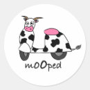 Search for fun cartoon cow stickers Moo