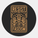 Search for anti fascism stickers Satire