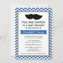Search for moustache baby shower invitations Black
