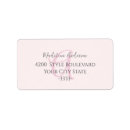 Search for initial name return address labels Minimalist