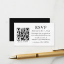 Search for black rsvp cards Minimalist