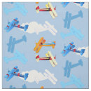 Search for vintage airplane fabric For kids