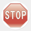 Search for octagon stickers Red