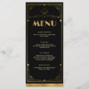 Search for gatsby menus Black and gold