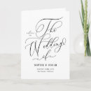Search for whimsical wedding programs Black and white