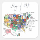 Search for united states of america stickers Geography