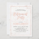 Search for rose gold marble invitations Modern