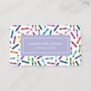 Search for crayon business cards Elementary
