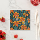 Recherche de fleur de lys serviettes Floral