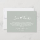 Search for earthy thank you cards Newlyweds