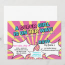 Search for girl super hero invitations Comic