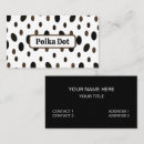 Search for polka dot business cards Professional