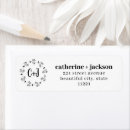 Search for laurel return address labels Wreath