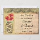 Search for poppy save the dates Vintage