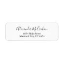 Search for basic white return address labels Classic